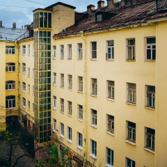Отель Жилое помещение Весёлый Жираф Санкт-Петербург балкон