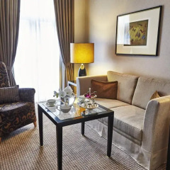 Отель Steigenberger Frankfurter Hof 5* Улучшенный номер с различными типами кроватей фото 6
