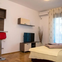 Апартаменты Adriatik Budva apartments Студия с различными типами кроватей фото 11