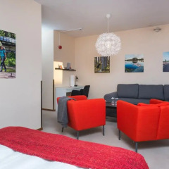 Отель Hotell Fridhemsgatan 3* Стандартный семейный номер с различными типами кроватей фото 2