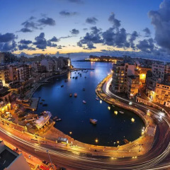 Апартаменты Seafront Apartment Spinola Bay Сан Джулианс приотельная территория