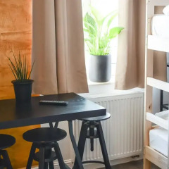 Elewator Gdansk Hostel Кровать в общем номере с двухъярусной кроватью фото 4