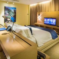 Отель ONE°15 Marina Club Singapore 4* Люкс повышенной комфортности с различными типами кроватей фото 4