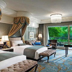 Отель InterContinental Chengdu Global Center Улучшенный номер с различными типами кроватей фото 4