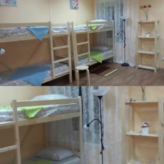 Hostel Brigit na Ladojskoy Кровать в мужском общем номере с двухъярусными кроватями фото 3