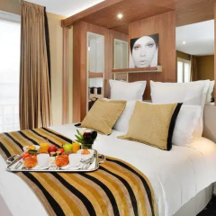 Отель Best Western Le 18 Paris 4* Стандартный номер разные типы кроватей фото 7