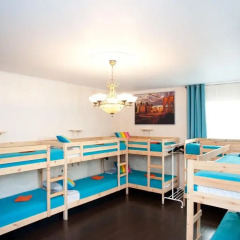 Europa Hostel Кровать в общем номере с двухъярусной кроватью фото 9