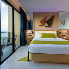 Отель Deep Blue Z10 Pattaya Стандартный номер с различными типами кроватей фото 25