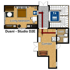 Апартаменты Apartments Dusni - Old Town Square Стандартный номер