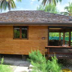 Отель Moorea Golf Lodge 3* Бунгало с различными типами кроватей фото 20