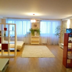 Апартаменты Apartment Red and White Студия с различными типами кроватей фото 22