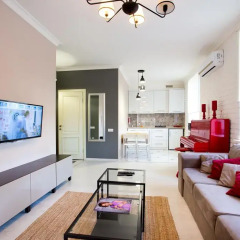 Апартаменты Lotos for You Apartments комната для гостей фото 5