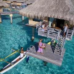 Отель InterContinental Le Moana Resort Bora Bora 4* Бунгало с различными типами кроватей