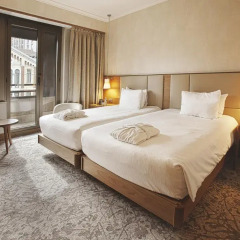 Отель Hilton Milan 4* Номер Делюкс с различными типами кроватей фото 2