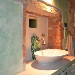 Отель La Vite In Castello Монтескудаио ванная
