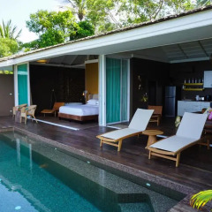 Отель Naroua Villas 4* Улучшенная вилла с различными типами кроватей фото 3