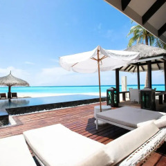 Отель Kihaad Maldives 5* Люкс с различными типами кроватей фото 4
