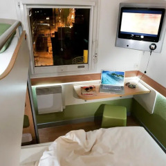 Отель ibis budget Nice Aeroport Promenade des Anglais 2* Стандартный номер с различными типами кроватей фото 12