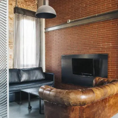 Апартаменты Barcelona Apartment Republica Улучшенные апартаменты с двуспальной кроватью фото 7