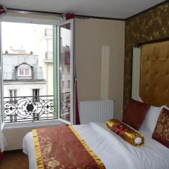 Отель Hôtel des Buttes Chaumont 2* Стандартный номер с различными типами кроватей фото 2