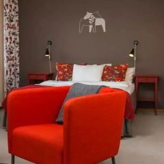 Отель Hotell Fridhemsgatan 3* Стандартный семейный номер с различными типами кроватей фото 14