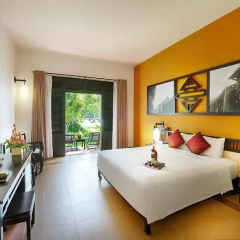 Отель Hoi An Beach Resort 4* Улучшенный номер с различными типами кроватей фото 6