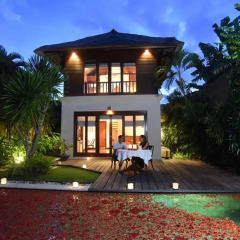Отель The Pavilions Bali 4* Вилла с различными типами кроватей фото 2