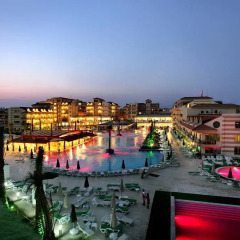 Grand Pearl Beach Resort & SPA Турция, Сиде - отзывы, цены и фото номеров - забронировать отель Grand Pearl Beach Resort & SPA онлайн приотельная территория