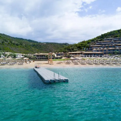 Отель Thassos Grand Resort пляж фото 2