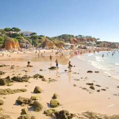 Отель Vila Praia Apartment Португалия, Албуфейра - отзывы, цены и фото номеров - забронировать отель Vila Praia Apartment онлайн пляж