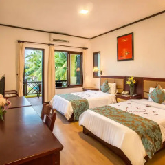 Отель Agribank Hoi An Beach Resort 3* Номер Делюкс с 2 отдельными кроватями фото 11