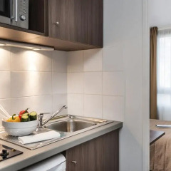 Отель Aparthotel Adagio access Paris Quai d'Ivry 3* Апартаменты с различными типами кроватей фото 7