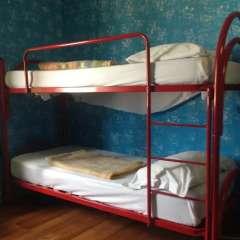Отель HostelRoma Кровать в общем номере с двухъярусной кроватью фото 7