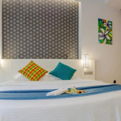 Отель Velana Beach 3* Номер Делюкс с различными типами кроватей фото 2