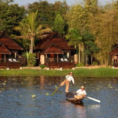 Отель Inle Princess Resort 3* Коттедж с различными типами кроватей фото 28