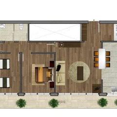 Отель Appartement le Méridien ванная