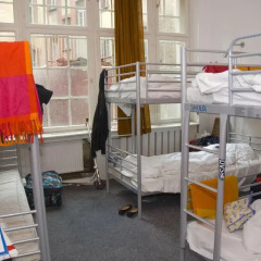 Rixpack Hostel Neukölln Кровать в общем номере с двухъярусной кроватью фото 17