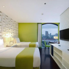 Отель The Bayleaf Intramuros 3* Номер Делюкс с различными типами кроватей фото 2
