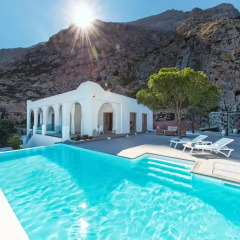 Отель Villa Adrali Греция, Остров Санторини - отзывы, цены и фото номеров - забронировать отель Villa Adrali онлайн бассейн