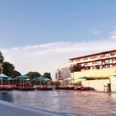 Отель Hilton Evian-les-Bains бассейн фото 2