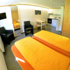 Отель Chalet Weidhaus Ferienwohnung & Zimmer Студия с различными типами кроватей фото 3