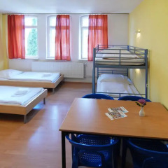 Отель A&O Berlin Friedrichshain 2* Кровать в общем номере с двухъярусной кроватью
