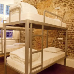 Hostel Uppelink Кровать в общем номере с двухъярусной кроватью фото 3