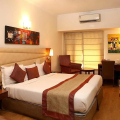 Отель Ahuja Residency Sunder Nagar 3* Номер Делюкс с различными типами кроватей фото 2
