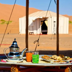 Отель Merzouga Luxury Camp Марокко, Мерзуга - отзывы, цены и фото номеров - забронировать отель Merzouga Luxury Camp онлайн питание