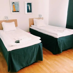 Отель Sunderby Folkhögskola Hotell & Konferens 3* Стандартный номер с 2 отдельными кроватями фото 3