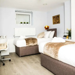 Отель Flat 2, Falcondale House 5 South Cliff Великобритания, Истборн - отзывы, цены и фото номеров - забронировать отель Flat 2, Falcondale House 5 South Cliff онлайн комната для гостей фото 4