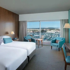 Отель Tivoli Marina Vilamoura 5* Номер Делюкс разные типы кроватей фото 8