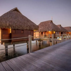 Отель Manava Beach Resort and Spa Moorea 4* Стандартный номер с различными типами кроватей фото 4