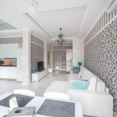 Апартаменты Royal Apartments Minsk Минск комната для гостей фото 5